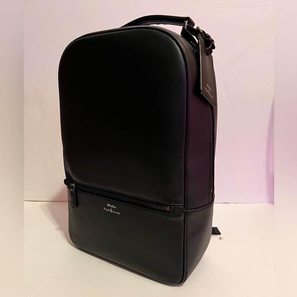 Polo Ralph Lauren Leather Backpack NWT! - Picture 11 of 13